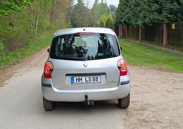 Renault Modus cena 8900 przebieg: 162000, rok produkcji 2007 z Jaraczewo małe 277